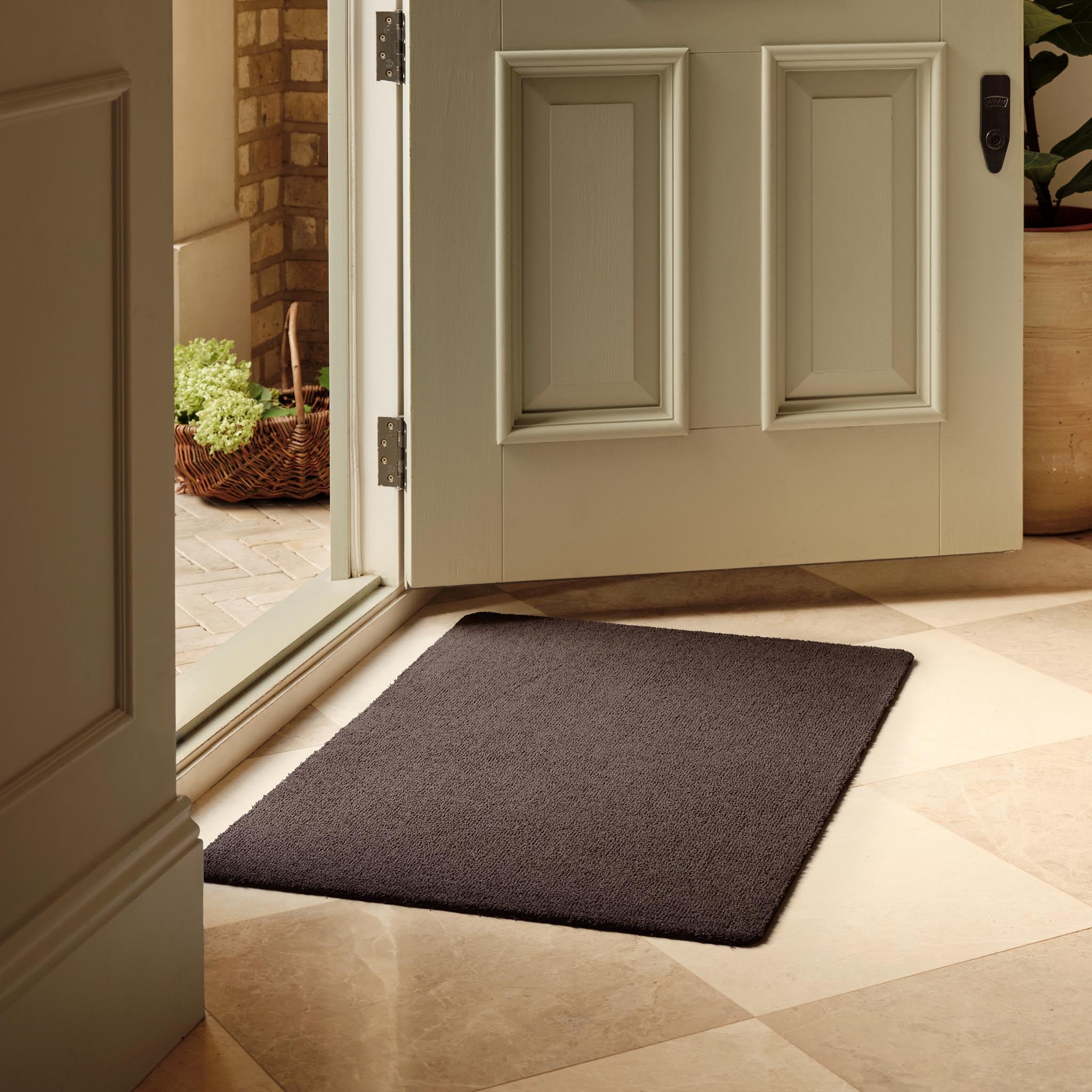 Sense - Clove Brown Washable Doormat