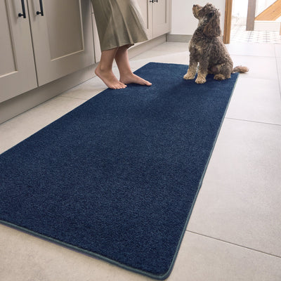 Sense Washable Rug French Navy Blue 6