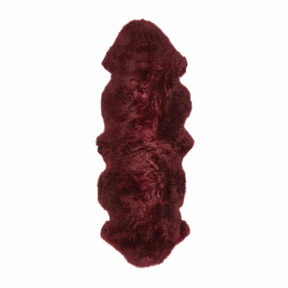 Genuine Sheepskin Rug Berry 3