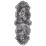 Genuine Sheepskin Rug Grey 10