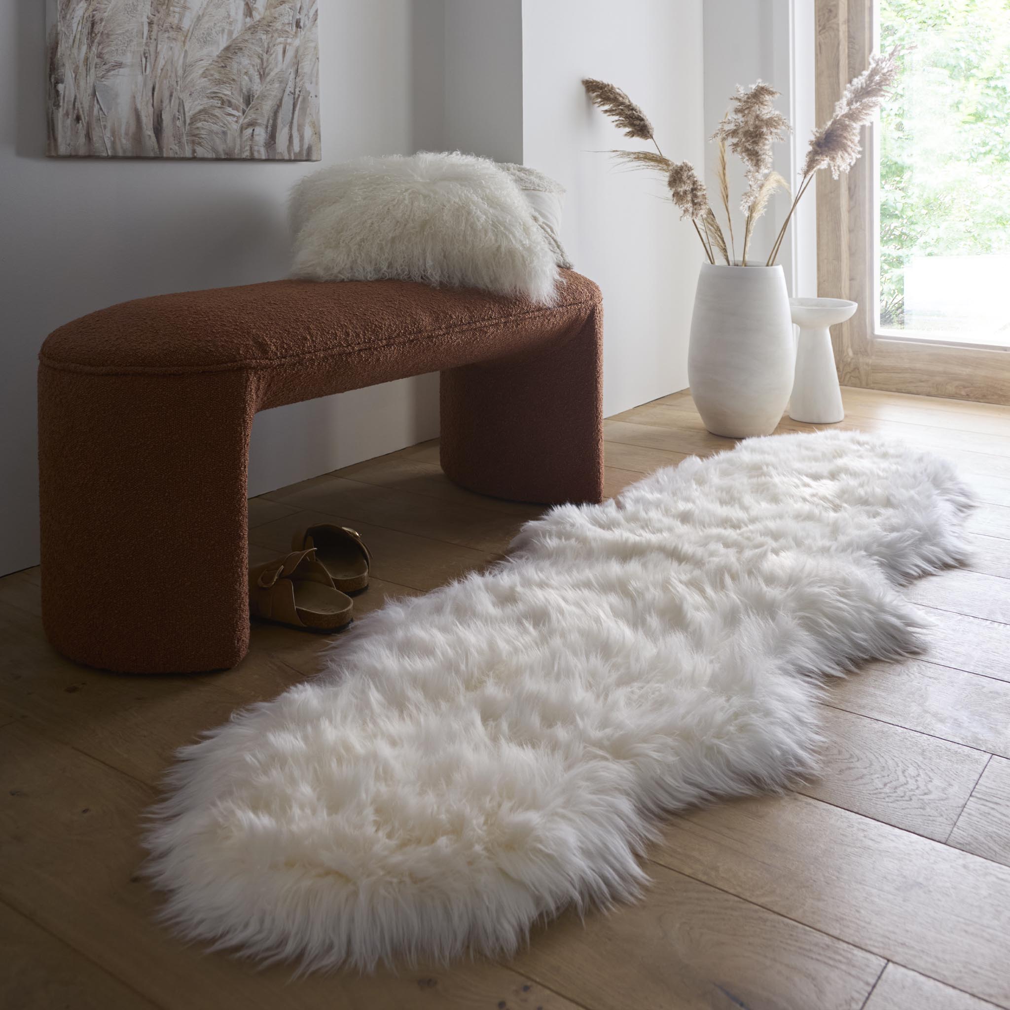 Genuine Sheepskin Rug Natural 4