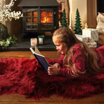Genuine Sheepskin Rug Berry 2