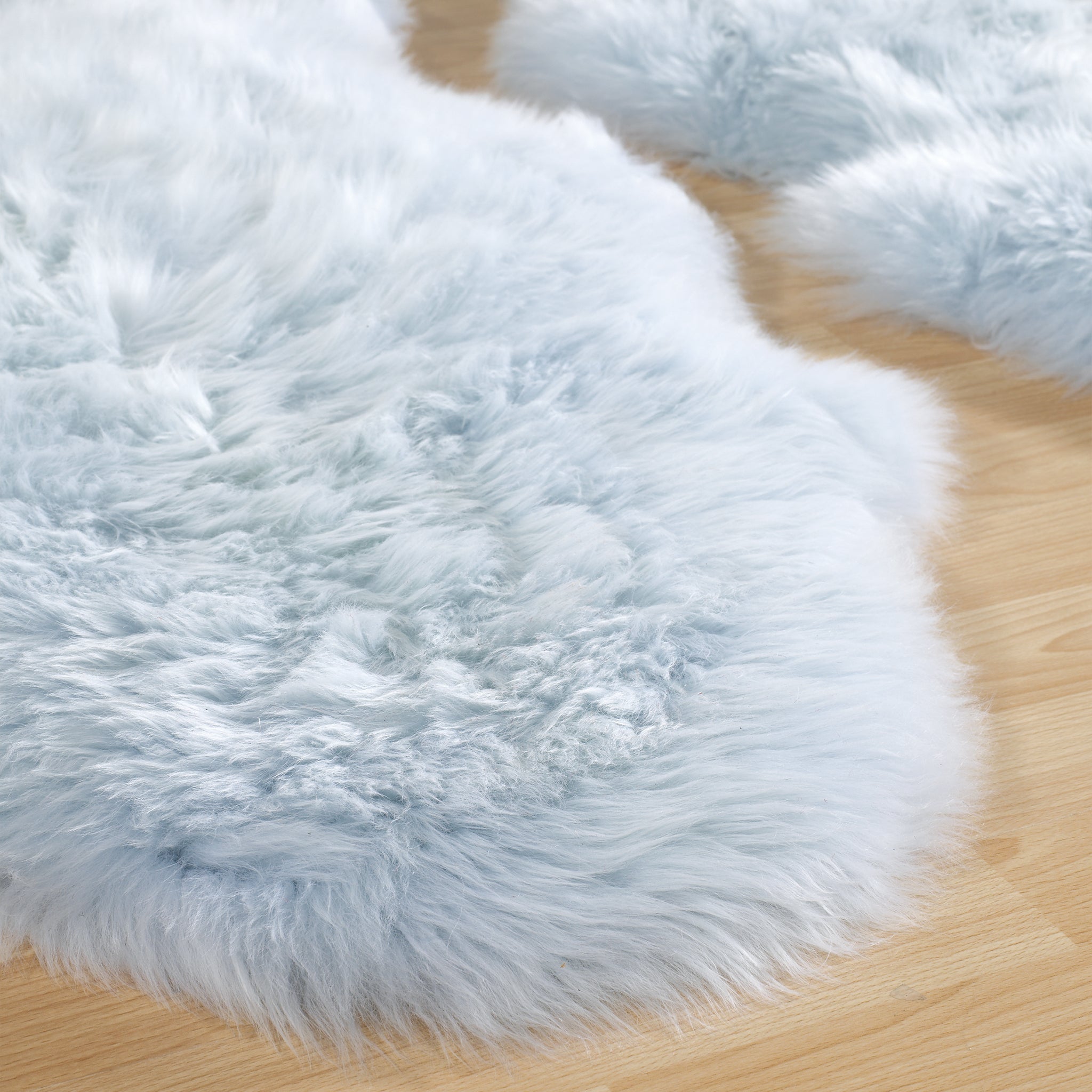 Genuine Sheepskin Rug Duck Egg 3
