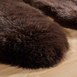 Genuine Sheepskin Rug Chocolate 2