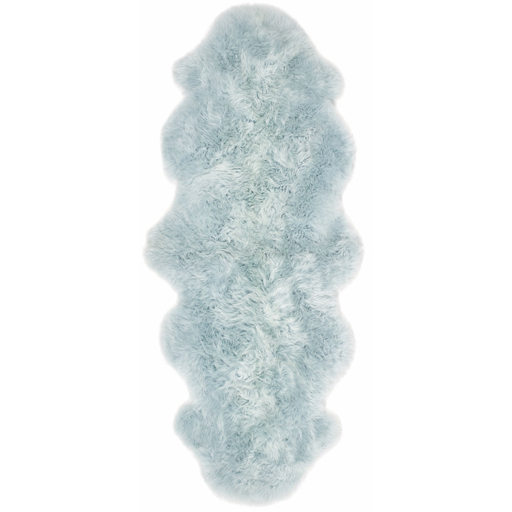 Genuine Sheepskin Rug Duck Egg 4