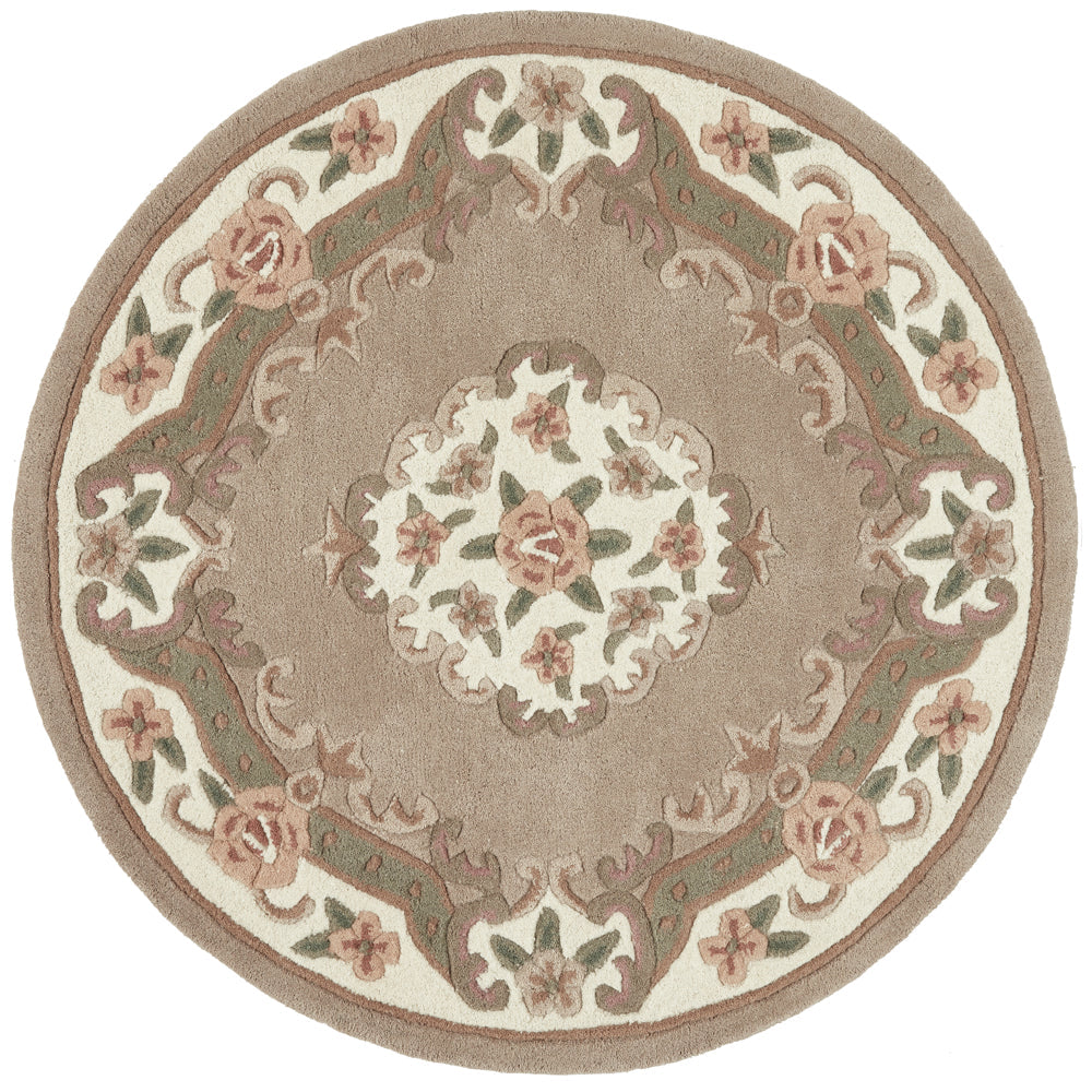 Shensi Aubusson Rug in Beige 6