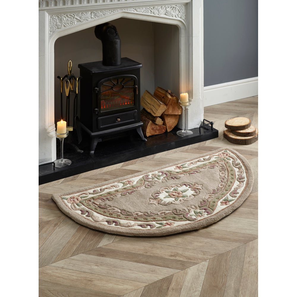 Shensi Aubusson Rug in Beige 3