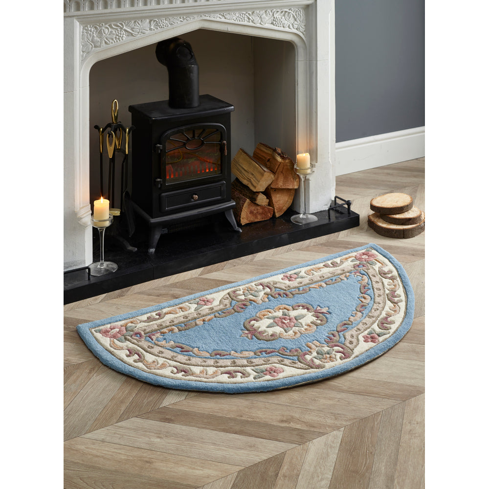 Shensi Aubusson Rug in Blue 7
