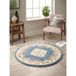 Shensi Aubusson Rug in Blue 6