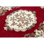 Shensi Aubusson Rug in Wine 7