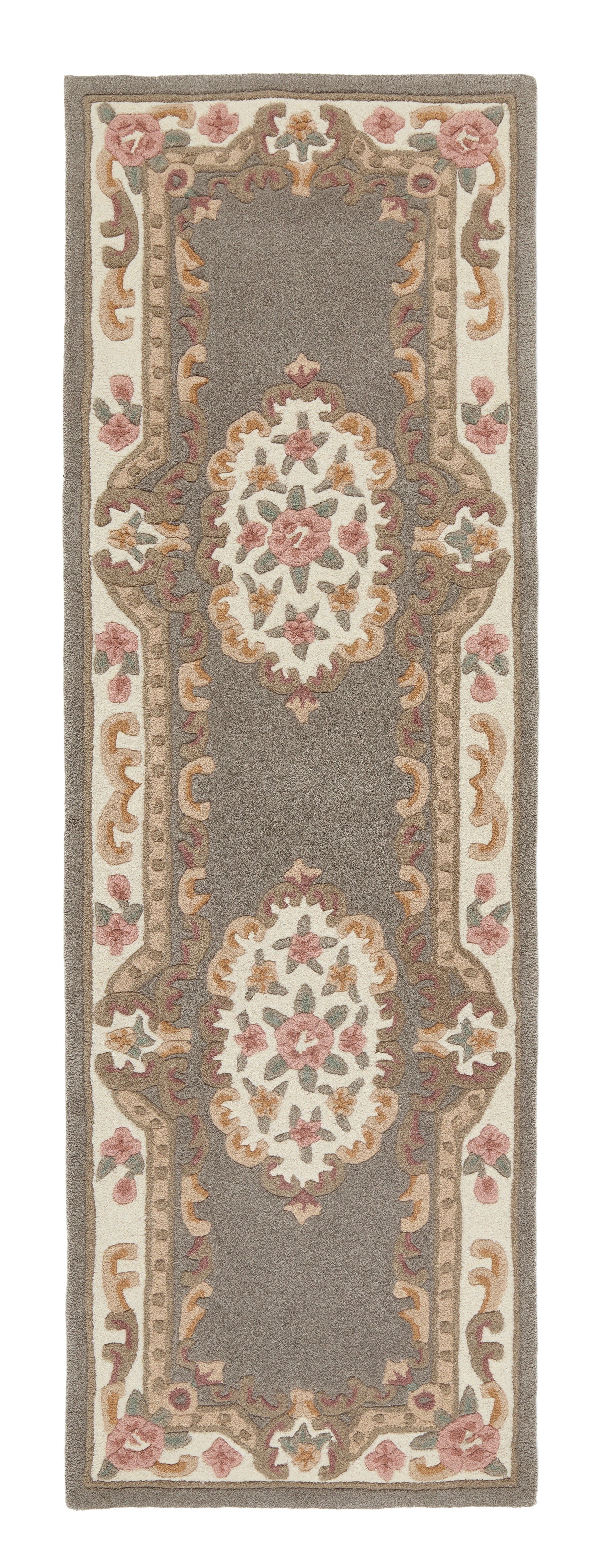 Shensi Aubusson Rug in Grey