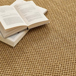 Sisal Rug Natural with Dark Brown Border 3