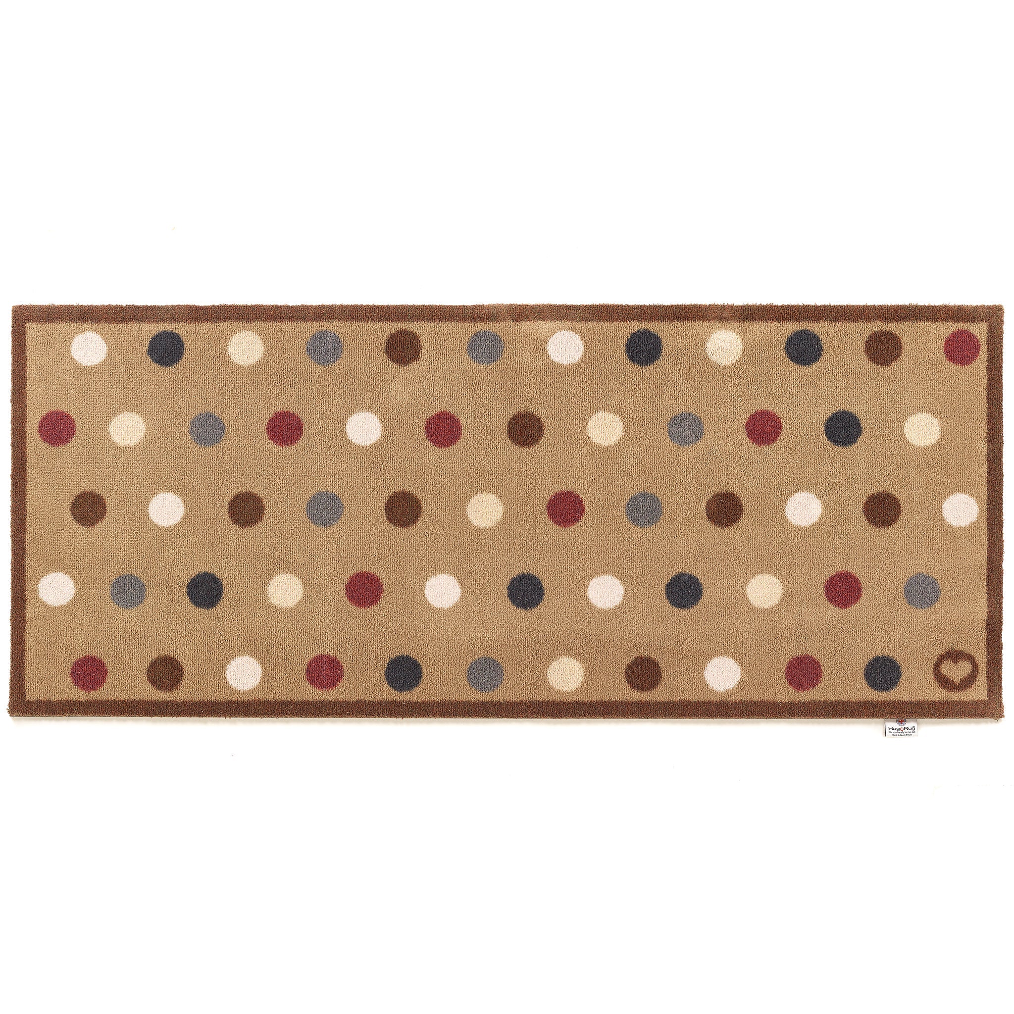 Spot 10 Light Brown Washable Runner 4