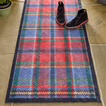 Tartan - Red/Blue Washable Doormat 6