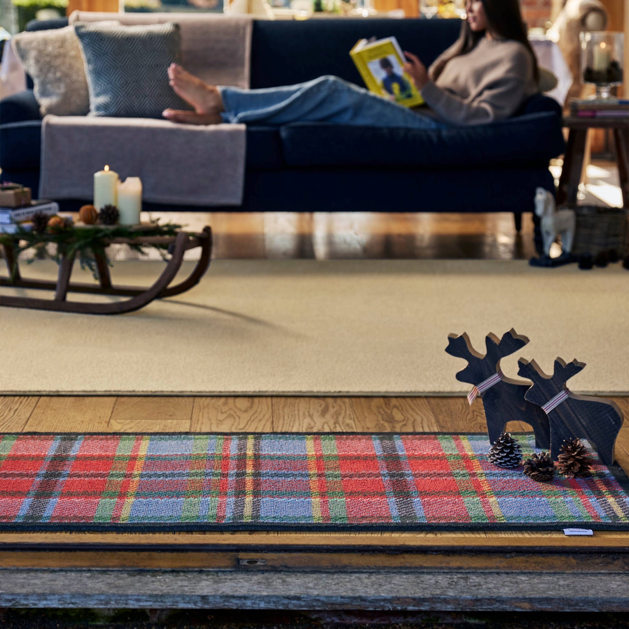 Tartan - Red/Blue