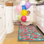 Tumbling Tulips Washable Doormat 4