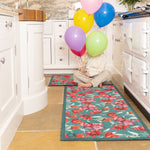 Tumbling Tulips Washable Doormat 5