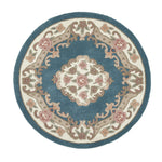 Shensi Aubusson Rug in Blue 4