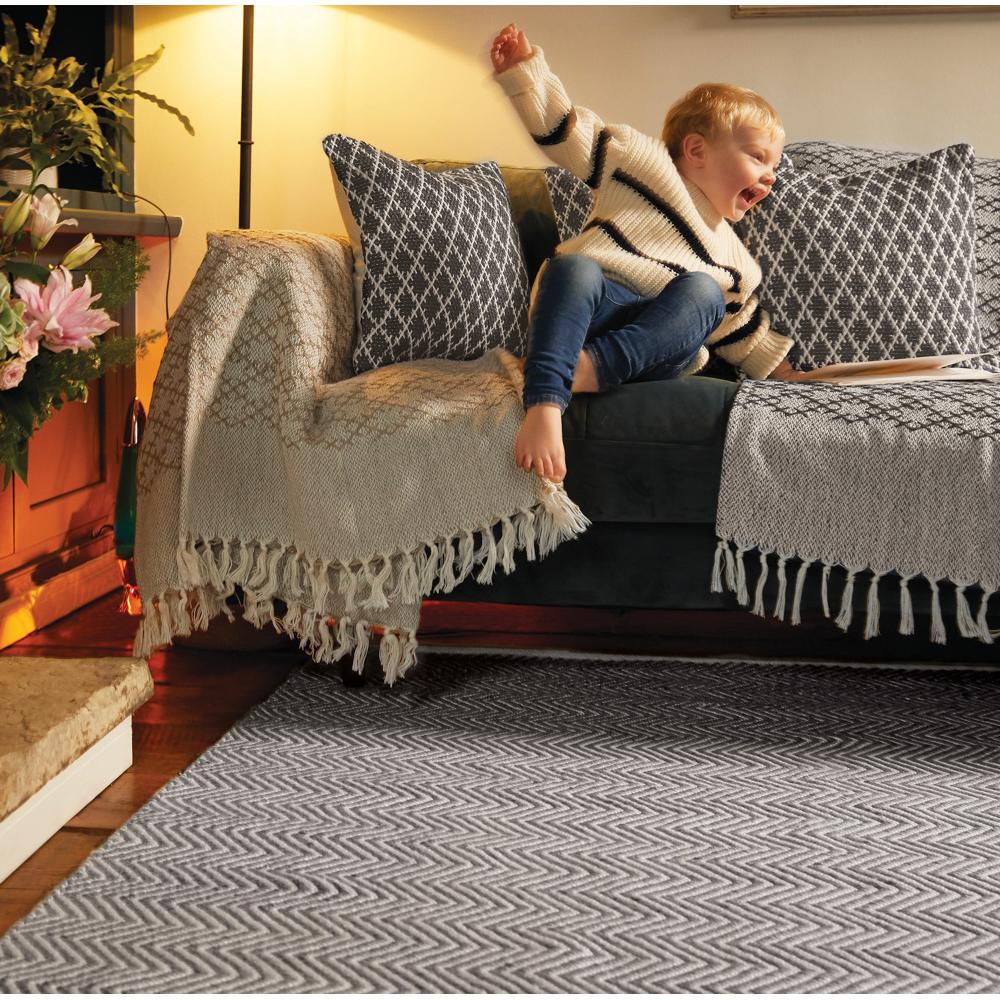 Trellis Cushion Warm Grey 2