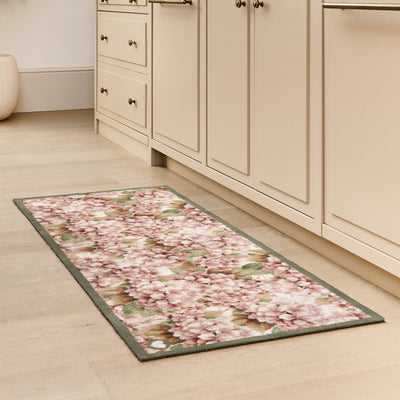 Wild Hydrangea Washable Doormat 2