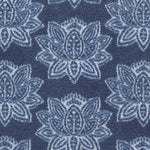 Woodblock 1 Navy Blue Doormat 4