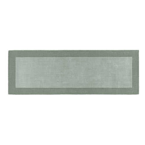 Borders Rug Sage Green