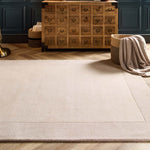 Borders Wool Rug Natural 3