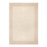 Borders Wool Rug Natural 1