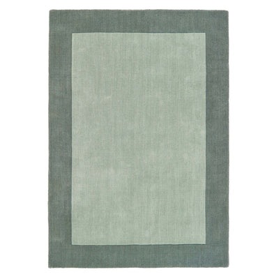 Borders Wool Rug Sage Green 1