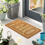 Embossed Coir Hello Doormat 2