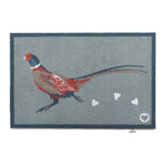 Pheasant 1 Grey Washable Doormat 7