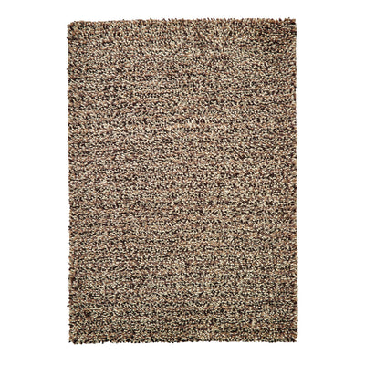 Rocks Shaggy Wool Rug Natural 1