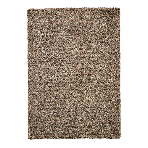 Rocks Shaggy Rug Natural