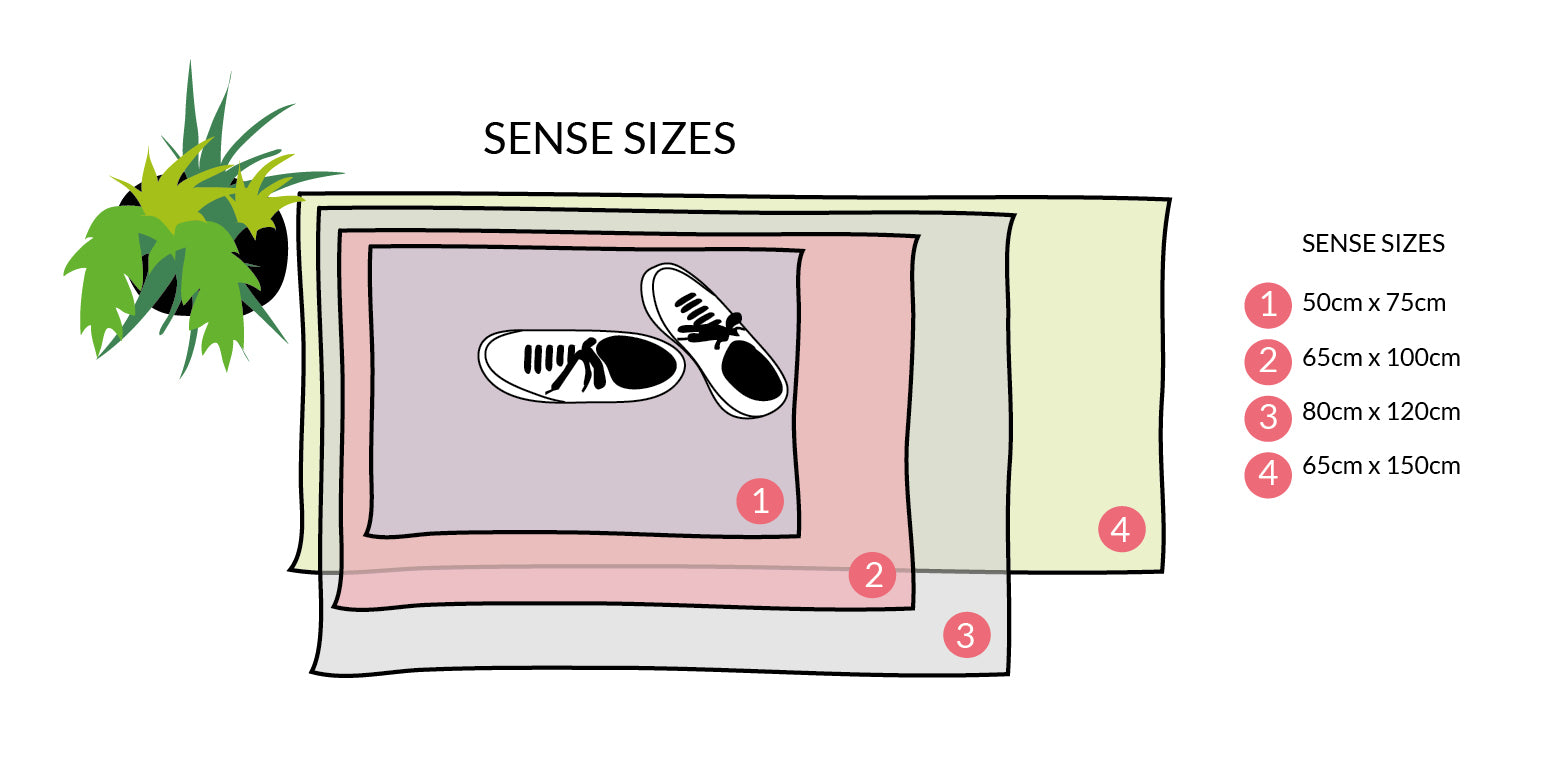 Rug size guide