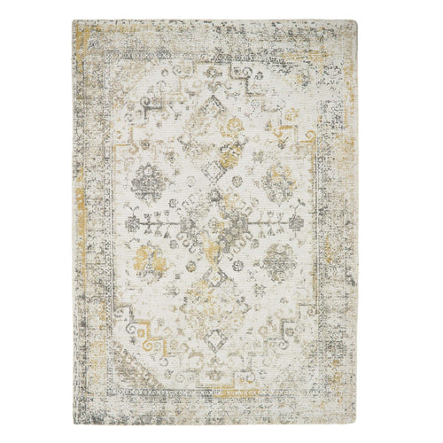 Vogue Rug Light Grey/Ochre