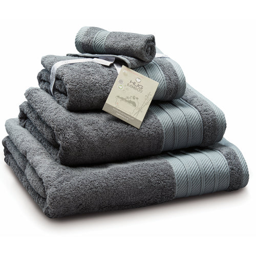 Hug Bamboo Luxury Bath Towels - Graphite