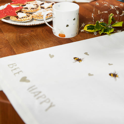 Bee Merry Christmas Dish Towel