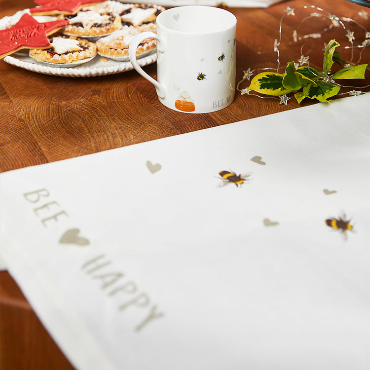 Bees - Tea Towel Design 1