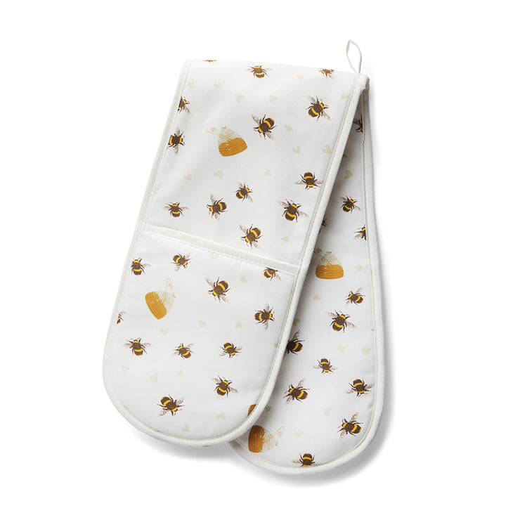 Bees - Double Oven Gloves