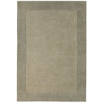 Borders Wool Rug Taupe 1