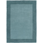 Borders Wool Rug Duck Egg 1