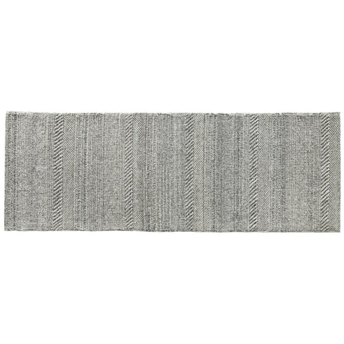 Chunky Knit Rug Grey/Natural