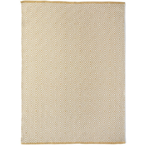 Diamond Washable Rug Gold