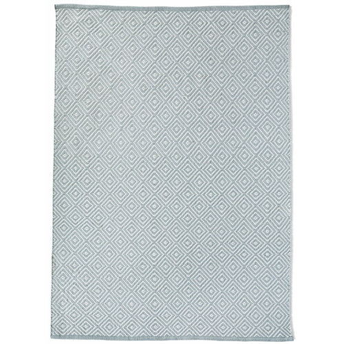 Diamond Washable Rug Sky Grey