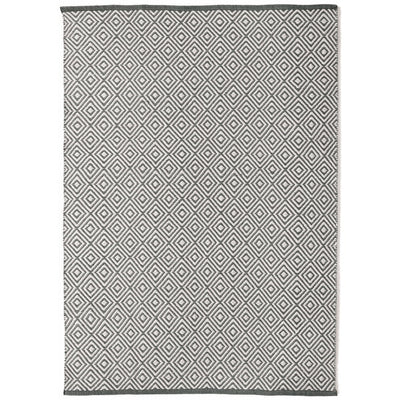 Diamond Washable Rug Warm Grey