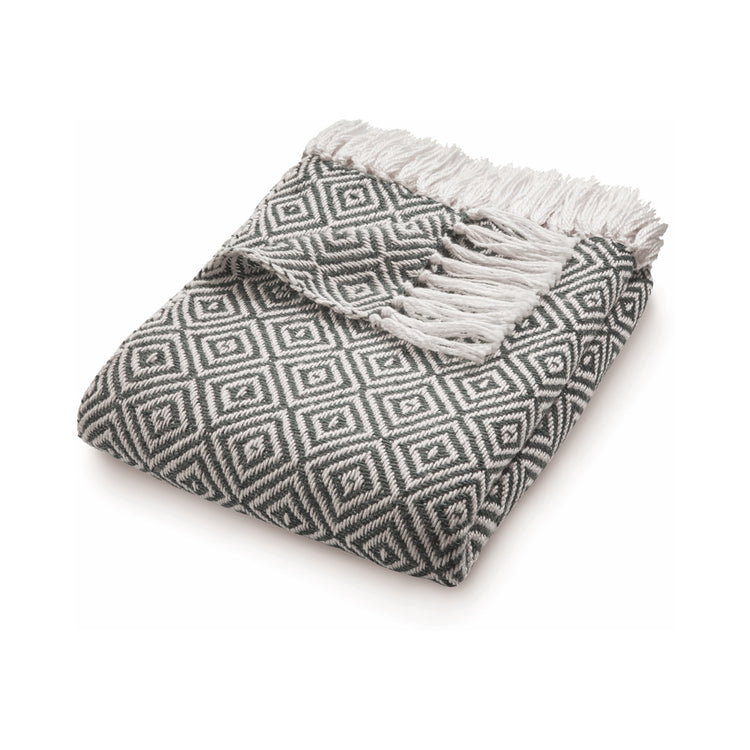 Diamond Throw Warm Grey