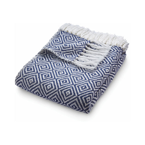 Denim blue online throws