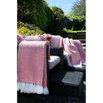 Diamond Throw Coral Pink