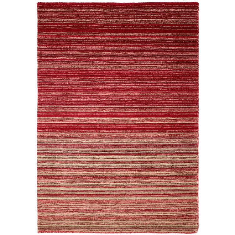 Fine Stripes Rug Red