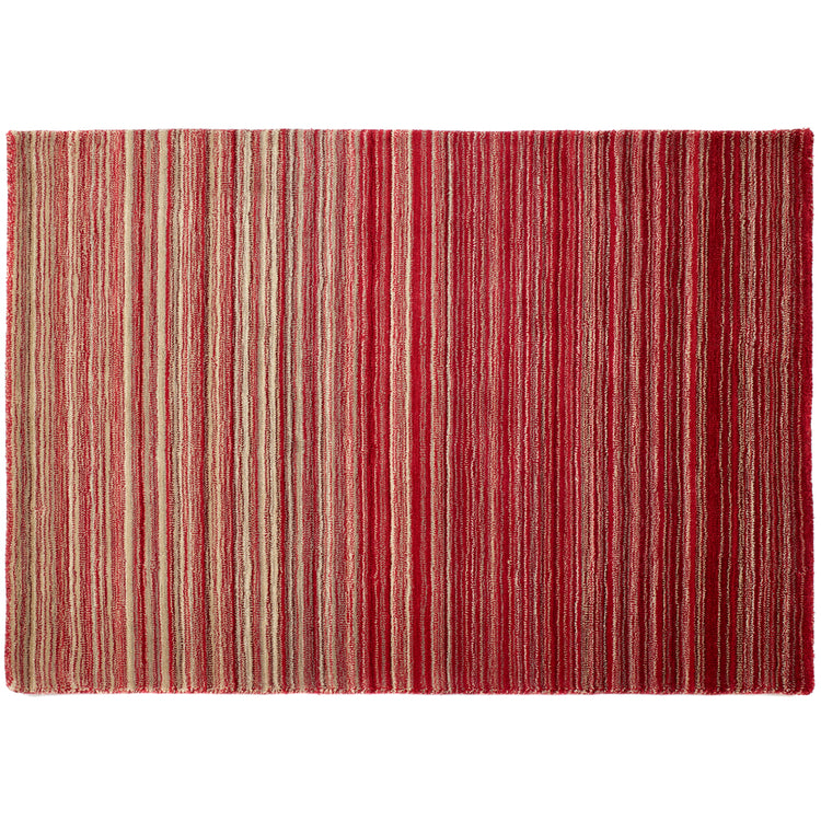Fine Stripes Rug Red